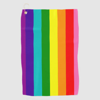 Golfhandleiding van de LGBT-vlag Golfhanddoek