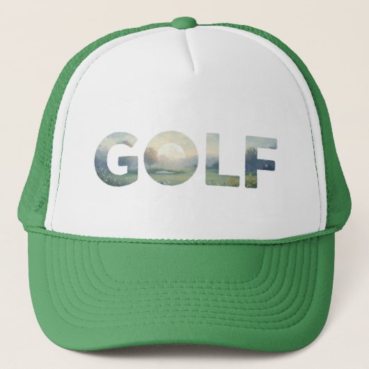 Golfhoed Trucker Pet (Voorkant)