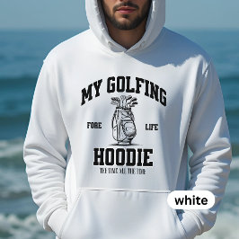 Golfhoodie voor mannen, cadeau voor golfliefhebber hoodie
