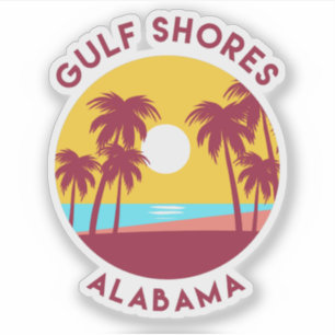 Golfhores, landschap Alabama Sticker