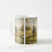 Golfing Animal Coffee Mug (Devant gauche)