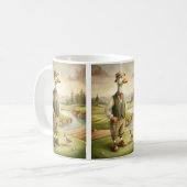 Golfing Animal Coffee Mug (Devant gauche)