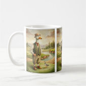 Golfing Animal Coffee Mug (Gauche)