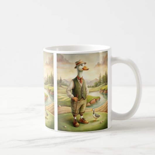 Golfing Animal Coffee Mug (Droite)