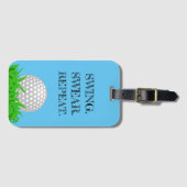 Golfing Bagagelabel (Voorkant (horizontaal))