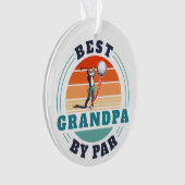 Golfing Best Grand-pa By Par Custom Retro Christma (devant)