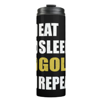 Golfing Eat Sleep Golf Repeat Game Thermosbeker