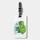 Golfing Golf Course Hole Happy Place Bagagelabel (Voorkant verticaal)