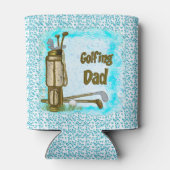 Golfing Golf Dad Blikjeskoeler (Achterkant)