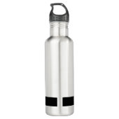 Golfing Golfer, gepersonaliseerd Waterfles (Achterkant)