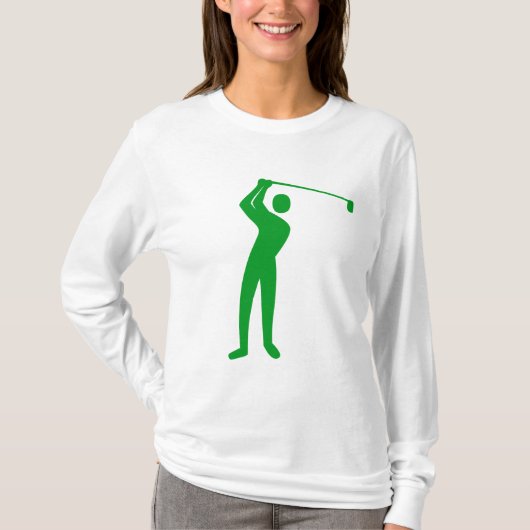 Golfing - Grass Green T-shirt (Voorkant)