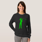 Golfing - Groen T-shirt (Voorkant volledig)