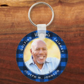 Golfing Heaven's Fairway Foto Golf Memorial Sleutelhanger (Voorkant)