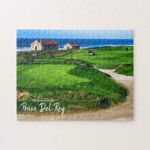 Golfing in Praia Del Rey Portugal Legpuzzel