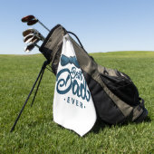 Golfing in Style : Meilleur papa Golf Serviette (Vert)