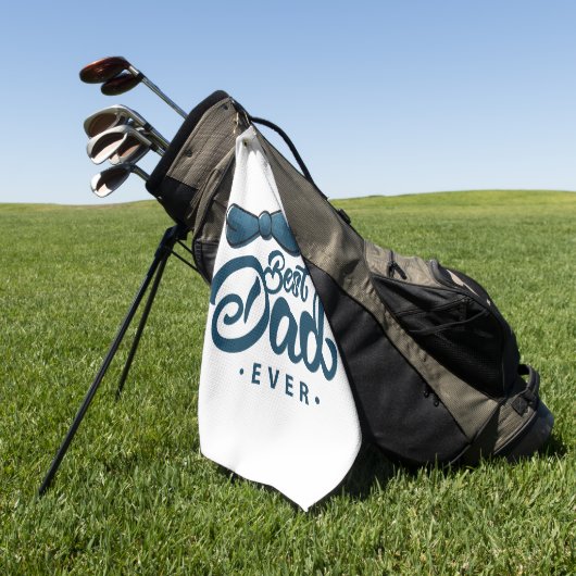 Golfing in Style : Meilleur papa Golf Serviette (Vert)