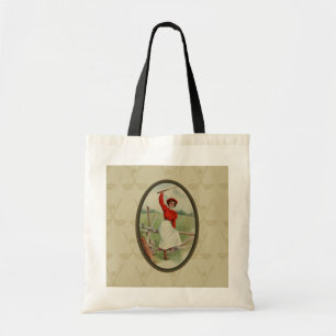  Golfing Lady Art (2) Tote Bag