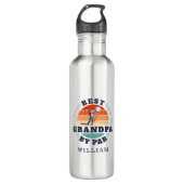 Golfing Legend Grandpa Birthday - Gepersonaliseerd Waterfles (Voorkant)