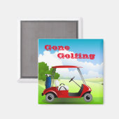 Golfing Magneet (Voorkant / Achterkant)
