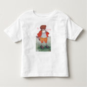 Golfing Owl Noting Silence is Golden Kinder Shirts (Voorkant)