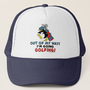 Golfing Penguin Trucker Pet