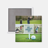Golfing Photo magnet golfer cadeau (Recto/Verso)