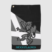 Golfing Scotland & Rampant, Schotse vlag Golfhanddoek (Voorkant)