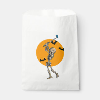 Golfing Skeleton Halloween Mannen Golf Halloween G Bedankzakje