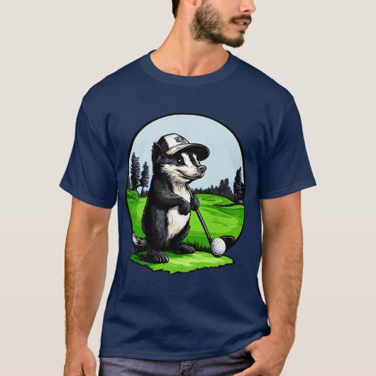 Golfing Skunk T-shirt (Voorkant)