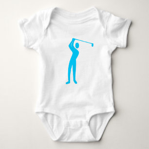 Golfing - Sky Blue Romper