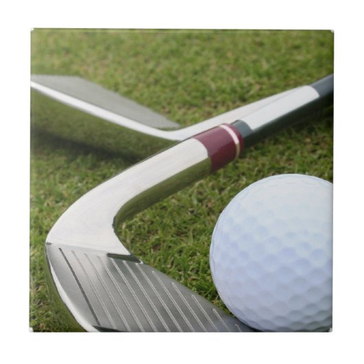 Golfing Tile Tegeltje (Voorkant)