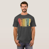 Golfing Vintage Golf Player  T-shirt (Voorkant volledig)