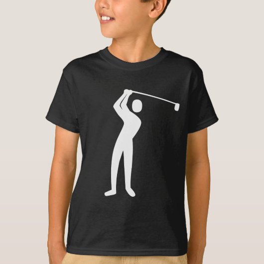 Golfing - Wit T-shirt (Voorkant)