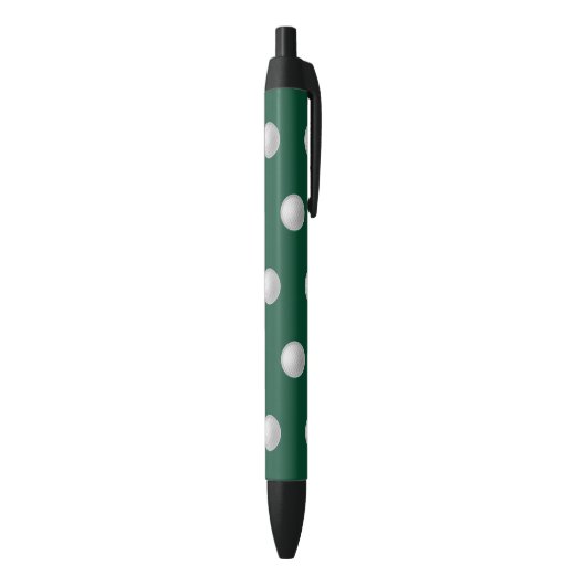 Golfing Writing Pens Zwarte Inkt Pen (Achterkant (Verticaal))