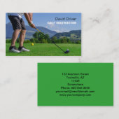 golfinstructeur visitekaartje (Voorkant / Achterkant)