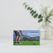 golfinstructeur visitekaartje (Staand voorkant)