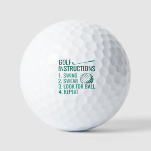 Golfinstructies Golfballen
