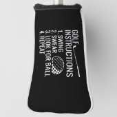 Golfinstructies Golfheadcover (Draai 90)