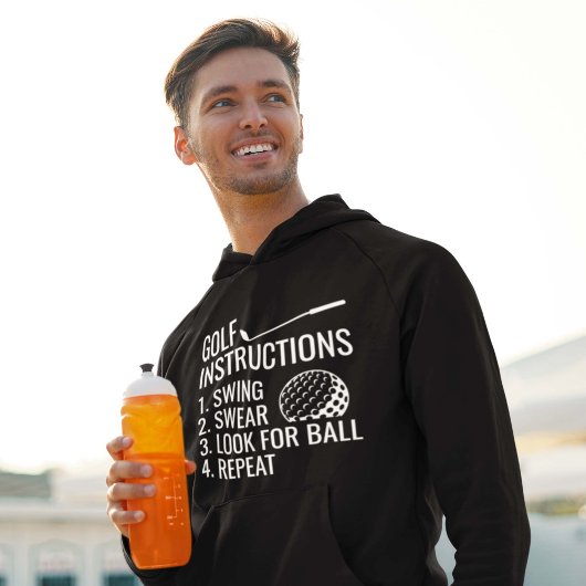 Golfinstructies Hoodie