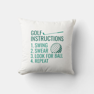 Golfinstructies Kussen