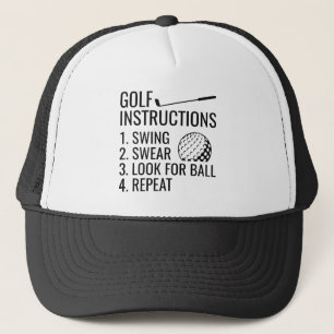 Golfinstructies Trucker Pet