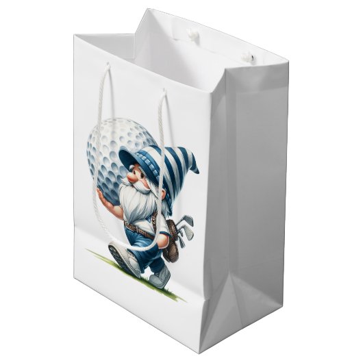 golfkabouter medium cadeauzakje (Voorkant Gekanteld)