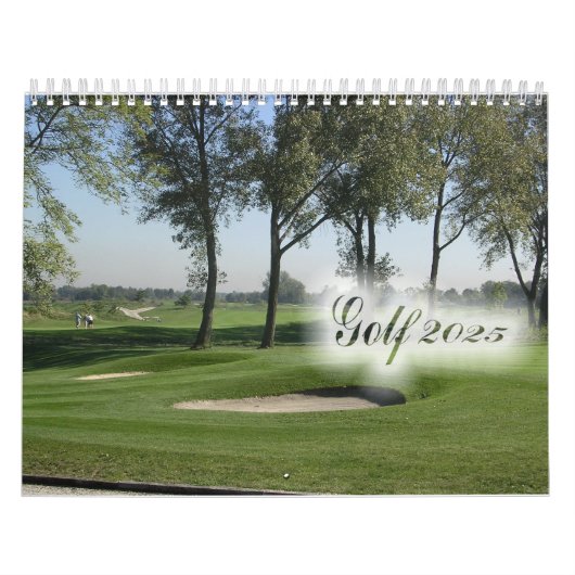 Golfkalender 2025 kalender (Hoes)