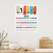 Golfkalender 2025 poster (Keuken)