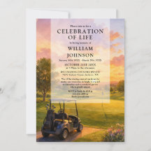 Golfkar Celebratie van het Leven Funeral