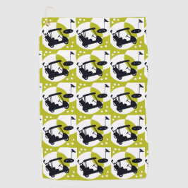 Golfkar, clubs, & greens golfhanddoek