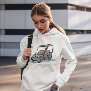 Golfkar Fun Sport Voertuig Hoodie