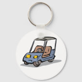 Golfkar Fun Sport Voertuig Sleutelhanger (Voorkant)