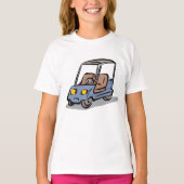 Golfkar Fun Sport Voertuig T-shirt (Voorkant)
