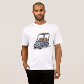 Golfkar Fun Sport Voertuig T-shirt (Voorkant volledig)